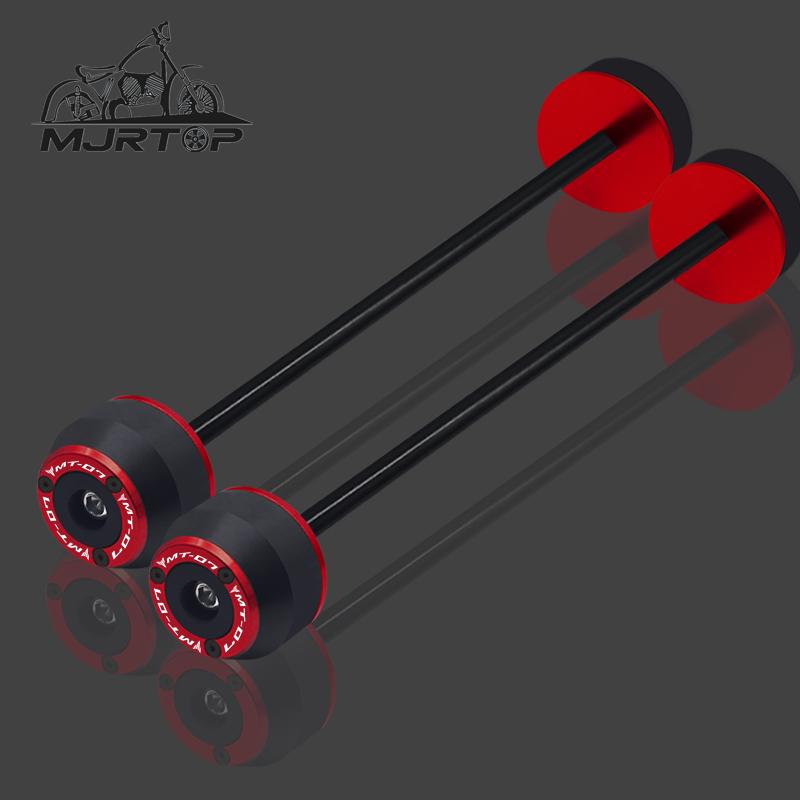 Fits For MT-07 MT07 MT 07 FZ-07 FZ07 XSR700 14-24 Motorcycle CNC Rear Front Axle Wheel Protector Fork Crash Slider Pads mt-07