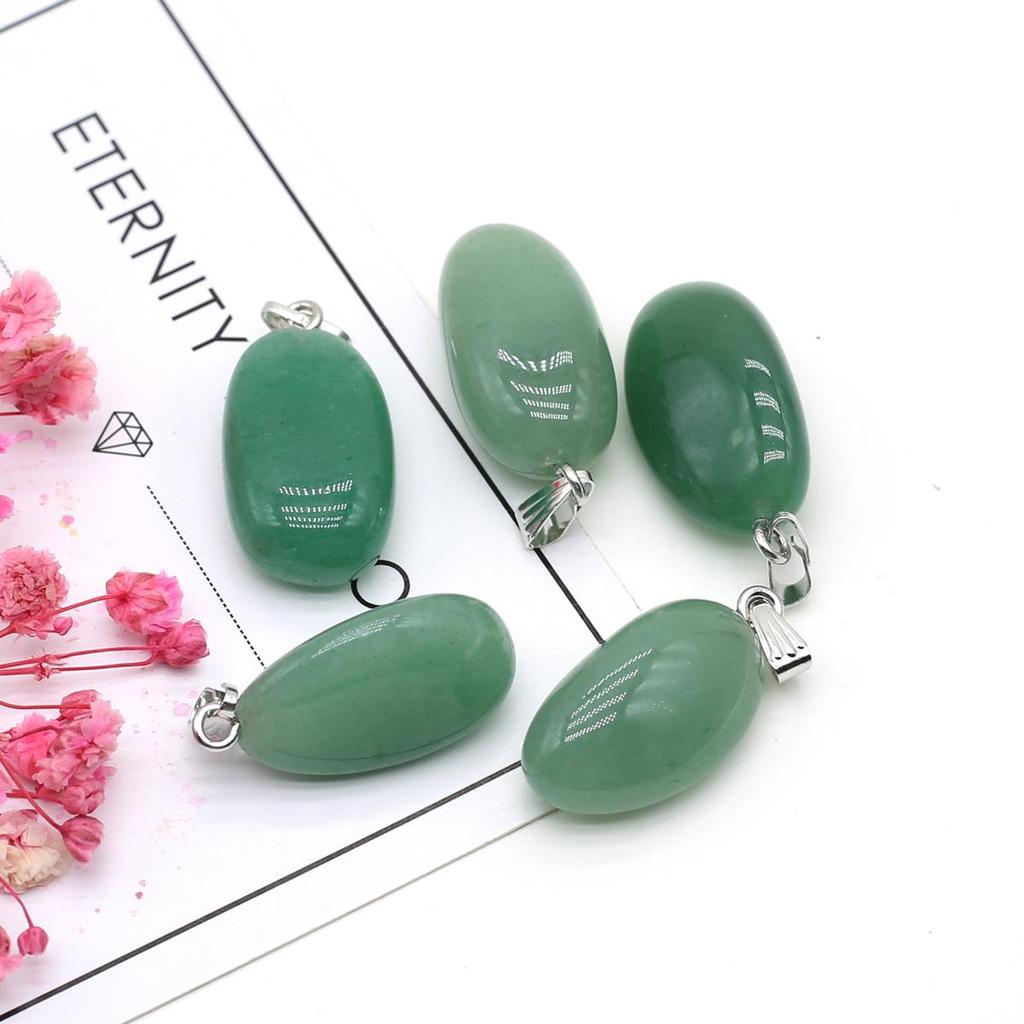 5 st, Böhmisk Reiki Healing Kristallhänge, Unik Energi Natursten Agat Ädelsten Berlocker för DIY Halsband Nyckelringstillbehör Hantverk Gåvor