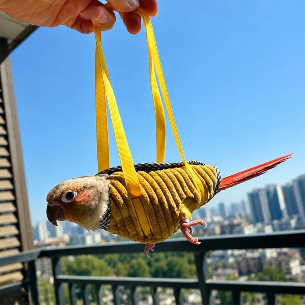 Anti Escape Parrot Walking Bag Portable Parrot Outing Bag Parrot Vest Carrier Outdoor Walks