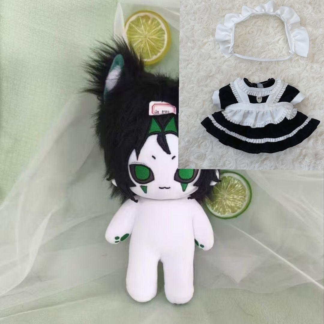 20cm Spel The Freak Circus Harlekijn Anime Figuren Pluche Cosplay Aankleden Katoenen Poppen Speelgoed Voor Kinderen Cosplay Decoratie Verjaardag no Skeleton