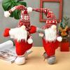 Christmas Curtain Buckle Santa Fastener Buckles Faceless Doll Door Curtain Tie Rope For Window Home Decoration