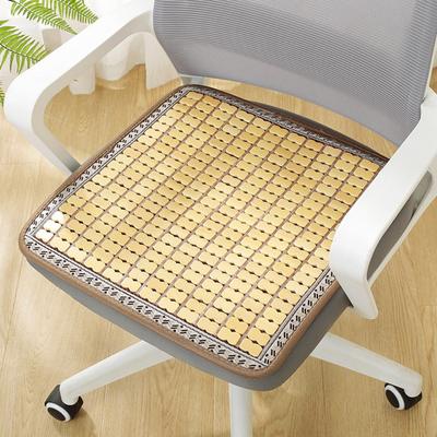 Simple Bamboo Summer Cool Mat Breathable Not Touching Car Ventilated Seat Cover Square Foldable Chair Mat Office