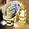 Traeger Men's Double-Sided Automatic Tourbillon Watch for TikTok