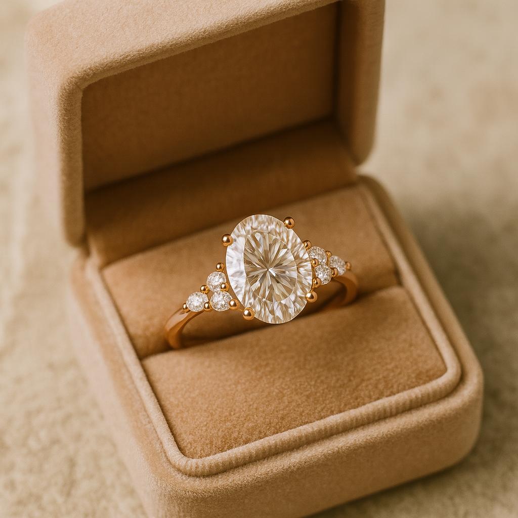 Δαχτυλίδι από Ασήμι επιχρυσωμένο με Ροζ Χρυσό, Δαχτυλίδι Δέσμης για Αρραβώνα, Δήλωση Δώρο για Εκείνη, Εξατομικευμένο Δαχτυλίδι Αρραβώνων