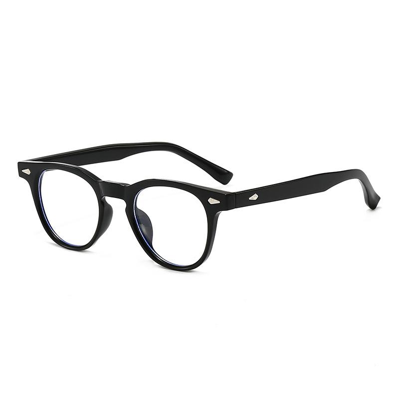 Classics Retro Round Blue Light Blocking Glasses Women Men Vintage Round Anti Blue Light Eyewear