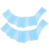1 Pair Swimming Handcuffs Flippers Silicone Swimming Finger Webbed Gloves Swim Palm FingerBlue M