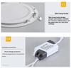 LED-Downlight Dimmbar 3W 6W 9W 12W Quadratisch Rund LED-Spotlicht AC110V/220V Deckenlicht Innen Einbau-Downlight