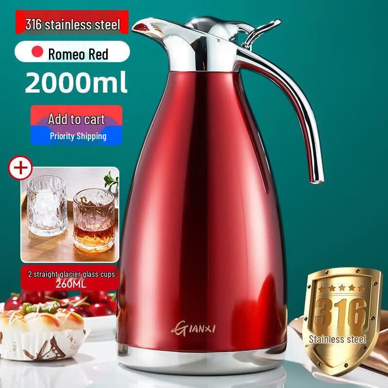 Yuluo 316 Stainless Steel Insulated Pot