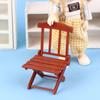 1/12 Puppenhaus Simulation Faltbarer Strandstuhl Puppenhaus Miniaturmöbel Zubehör Puppenhaus Wohnzimmer Dekoration