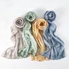 Flowy Sequin Floral Hijab Sparkly Sequin Embroidered Hijab Lace Edge Shawl  Wedding Occasion