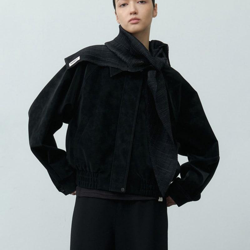 J.Chung Soft Ziggle Lego Scarf_Black