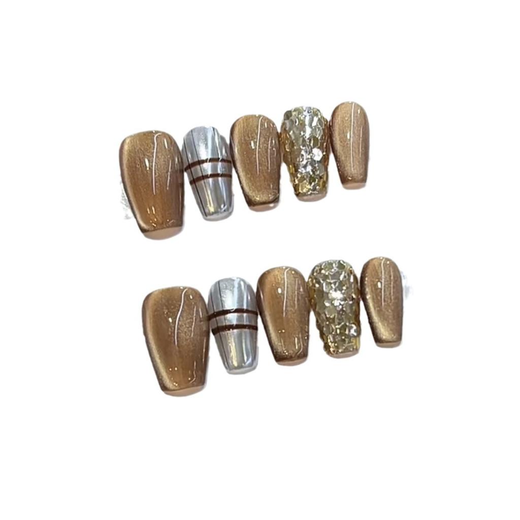 Pure Hand-made Phototherapy Wears Nail-eye Chocolate Biscuits with Finished Products That Can Be Removed Using Nail Art Patches