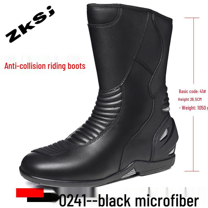 All-Season Breathable Motorcycle Riding Boots - Anti-Fall, Road Racing & Parkour Shoes
