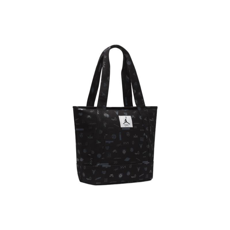 Jordan Cotton Tote Bag Shopping Bag Totes Handbags Regular Unisex Black Jordan WA0785-023