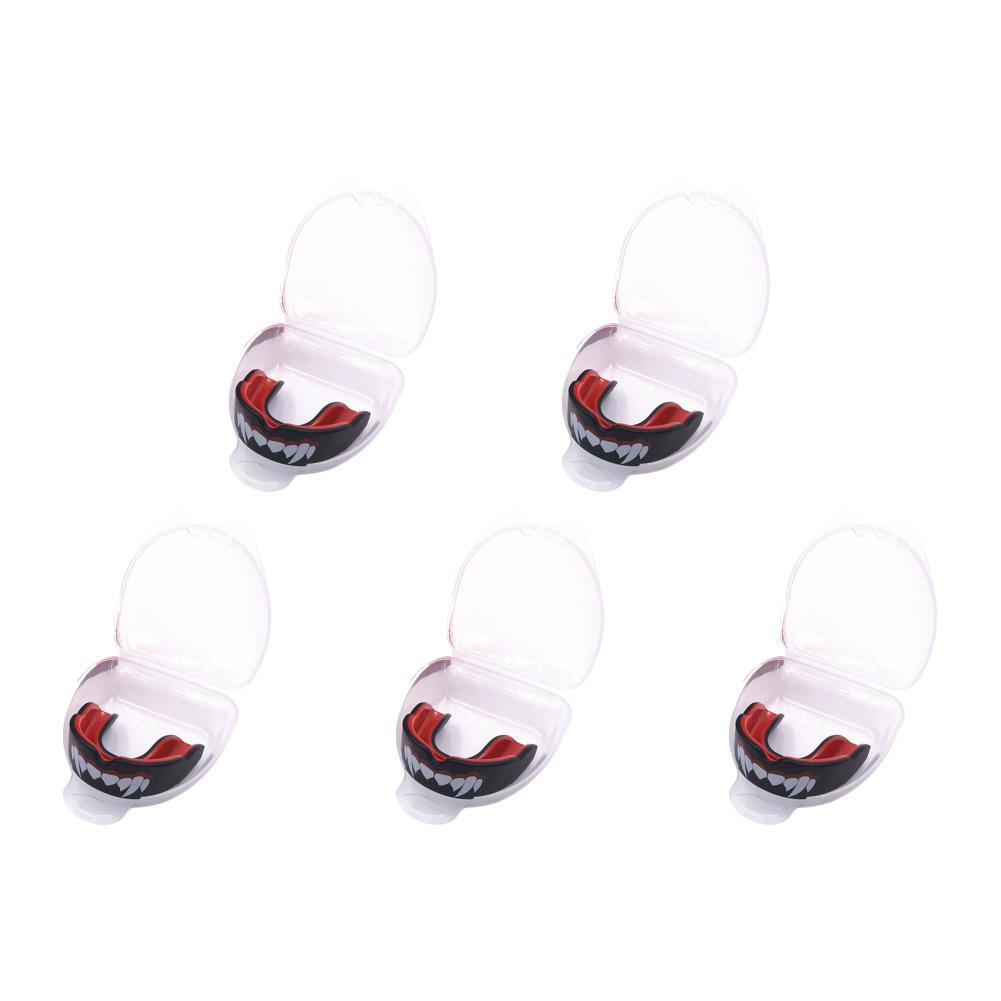 

Спортивная капа #L, двухслойная защита для взрослых и детей, защита десен (черный)