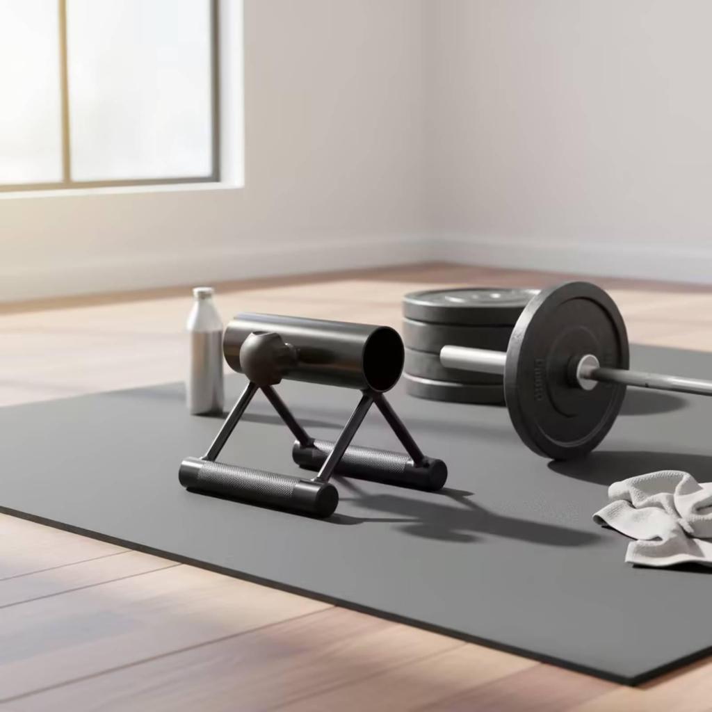 Barbell Anchor Row Handle Anti-Slip Textured Attachment