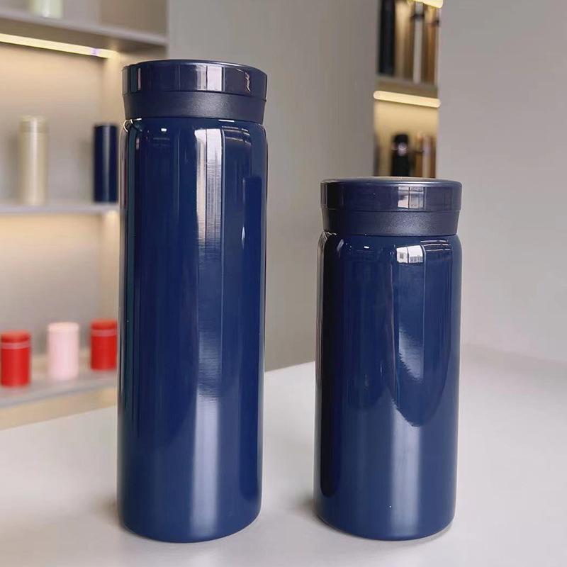 

316 Карманная чашка Мини-изолированная чашка Портативная Маленькая емкость Изолированная чашка Компактная Вакуумная изолированная чашка из нержавеющей стали 280ml темно-синий