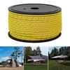 50M Camping Tent Rope, Outdoor Guy Lines, 4mm Thickness, Reflective Rope Wind for Fishing