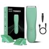 Waterproof Electric Body Hair Trimmer With Rechargeable Base Adjustable Guide Combs For Men Daily Personal Grooming At Home