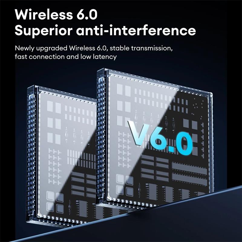 Original Lenovo LE210 Wireless Bluetooth 6.0 Earphones Low Latency HiFi Sound Quality Gaming Sport Headphones HD Call Noise Reduction Earbuds
