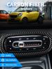 For Benz Smart 453 Fortwo 2016-2025 Carbon Fiber Air Conditioner Control Switch Frame Adjustment Trim Cover Decoration Sticker