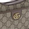 Gucci Ophidia GG Logo Vintage Chain Shoulder Strap Canvas With Leather Trim Mini Bag Women Shoulder Bag Beige Ebony 772308-K9GSG-8367