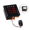 Digital Voltmeter Ammeter CH72VA120A AC 50-500V 0-120A 72mm Panel Mount LED Meter For Factory Automation Dosing System Tool