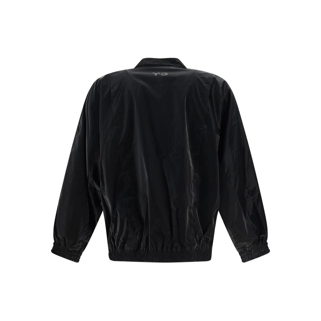 Y-3 Solid Color Zip-Up Collar Long Sleeve Jacket Men Jackets Black IR6246