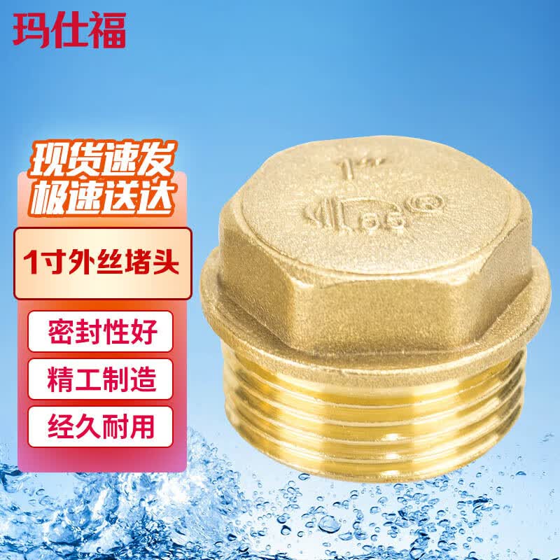 Brass External Thread Pipe Plug
