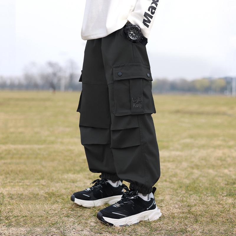 Boys trousers new waterproof trousers middle and older children mountaineering rushing trousers fashion trend trousers