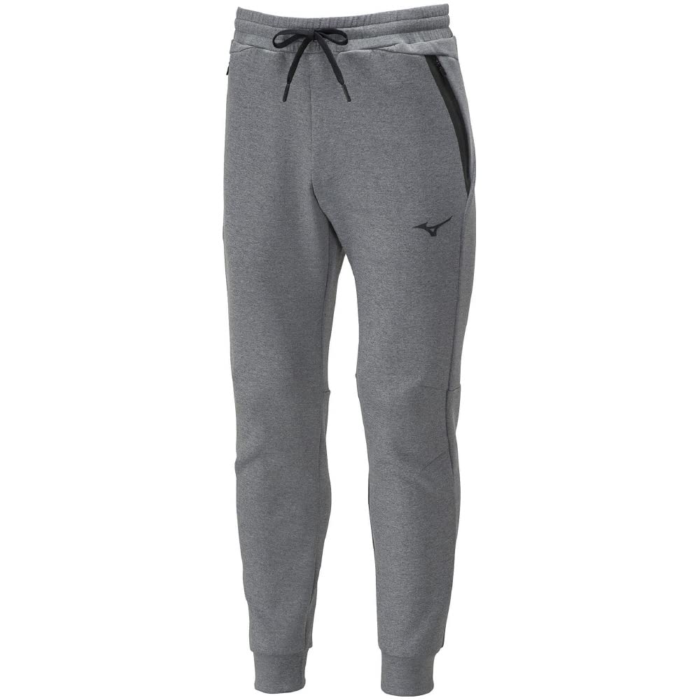 Mizuno Stretch Training Easy to Move Heather Size 32MDA050 Sweatpants, Jersey, Wear, in, Gray, XL,
