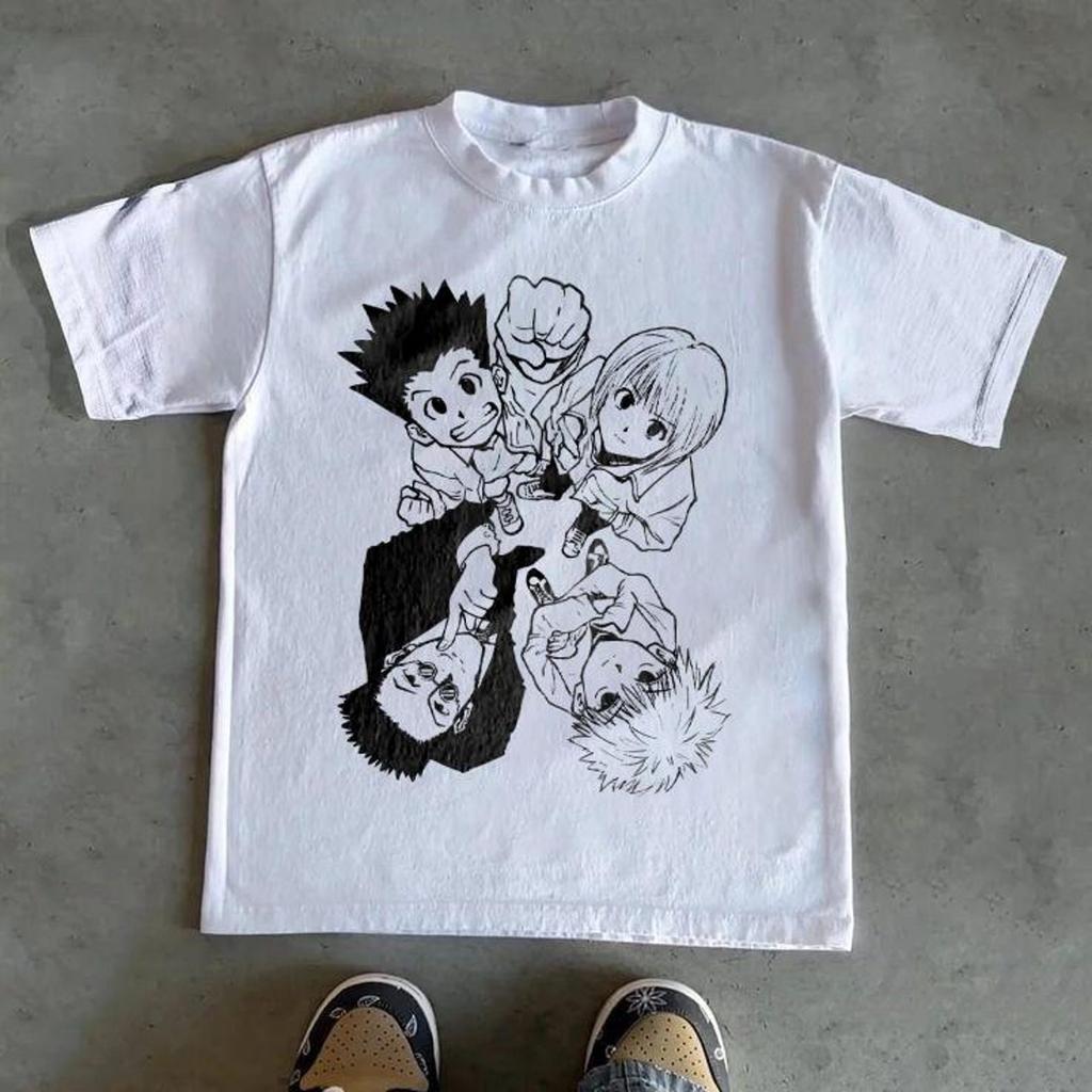 Hunter X Hunter Anime Inspired T-Shirt, Gon & Killua, Vintage Manga Streetwear