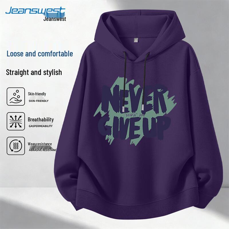 Jeanswest Men s Loose Fit Pullover Hoodie 4XL