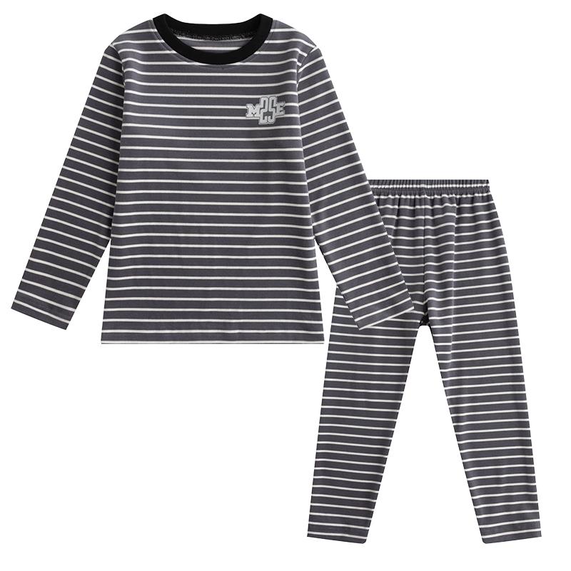 Little Elephant Ham Boys  2025 Striped Winter Pajama Set 120 cm