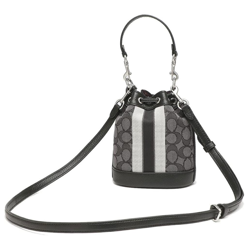 Torba na ramię Outlet Signature Torba Wiadro Czarny Wielokolorowy C8322 SVRT6 [Coach] Damska [Produkt]