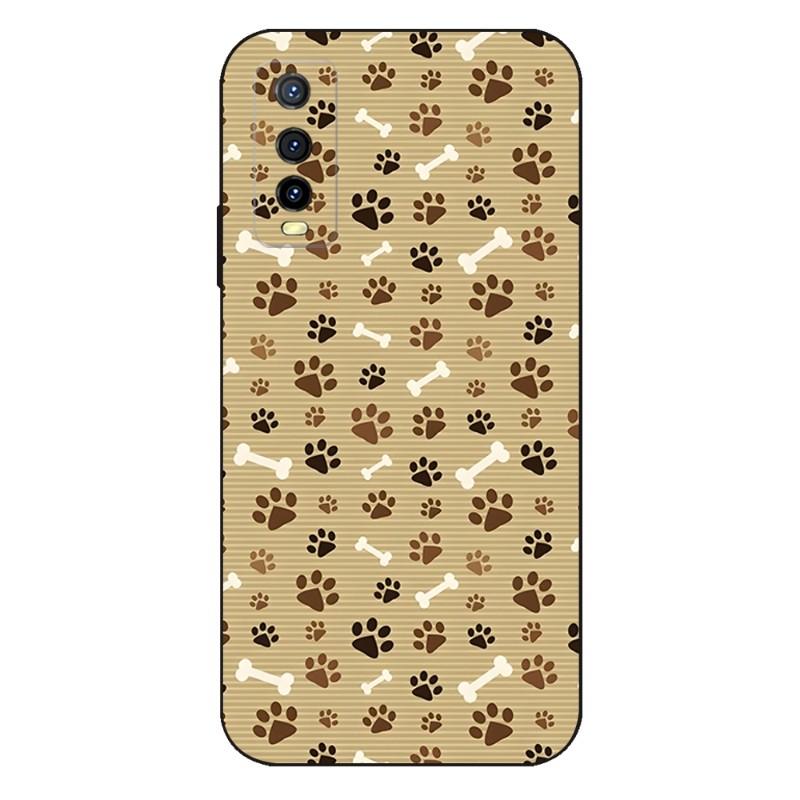 Animal Foot Pattern Phone Case For VIVO Y31 IQOO U5 U5x 9 V21e V23 Y31s Y73 X60 X70 X80 Y33s Y21 Y76 Y15s T1 Pro Plus Cover