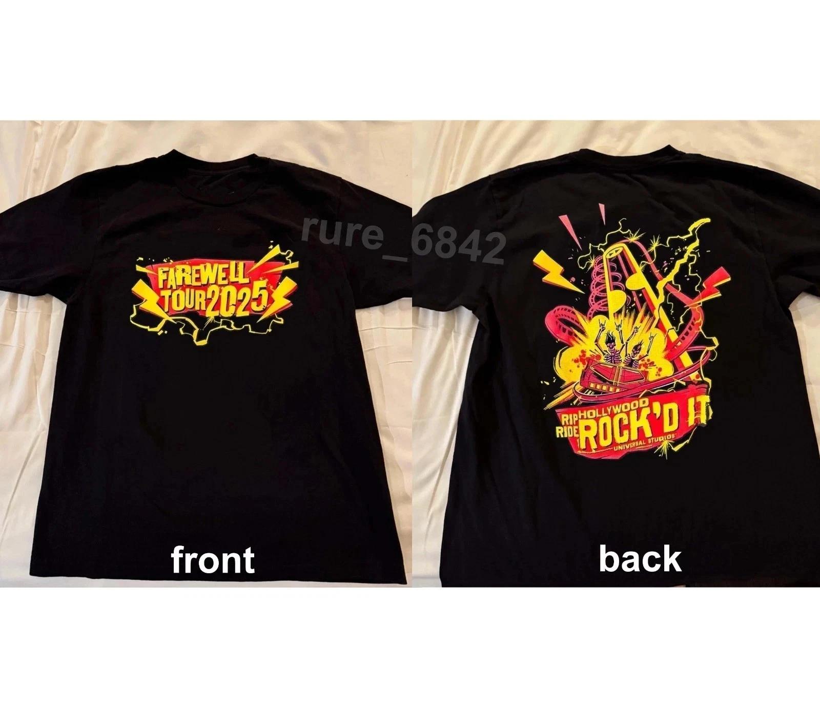 

Hollywood Rip Ride Rockit Farewell Tour T-Shirt Unisex Full Size Tee 3XL