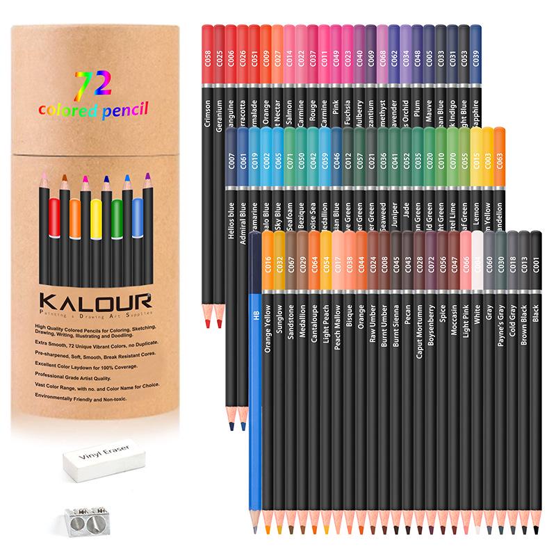 75-Piece Oil-Based Colored Pencil Set for Art & Coloring