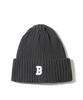 Diposwi Cotton Bee Logo Beanie - Charcoal