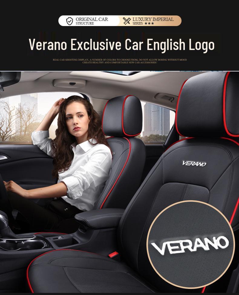 Buick Verano All-Season Leather Seat Cover - Universal, Full-Coverage, Wear-Resistant