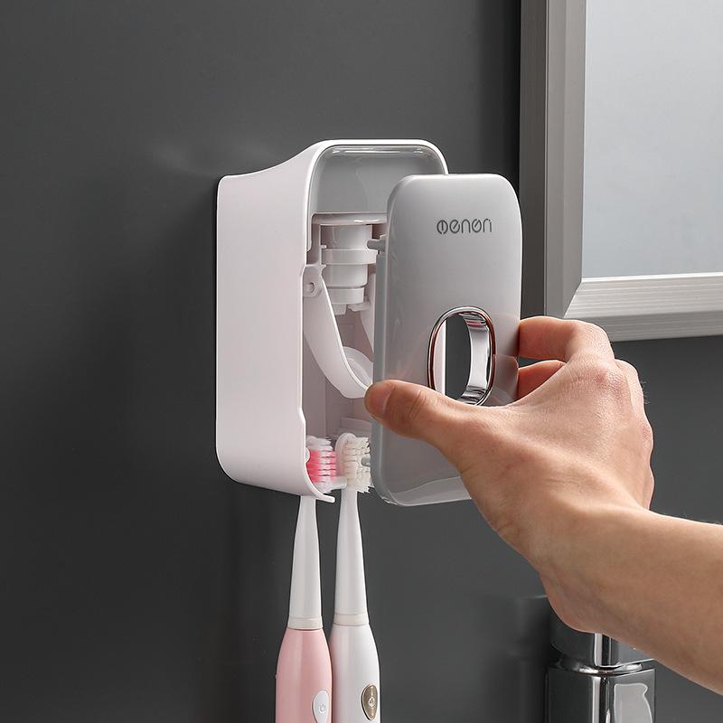 Non Perforated Bathroom Fully Automatic Toothpaste Squeezing Wall Mounted Household Squeezer