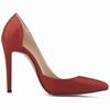 LOSLANDIFEN Two-Piece Women Pumps Pointed Toe Patent Leather Fashion High Heel Shallow  Woman Office Wedding Shoes