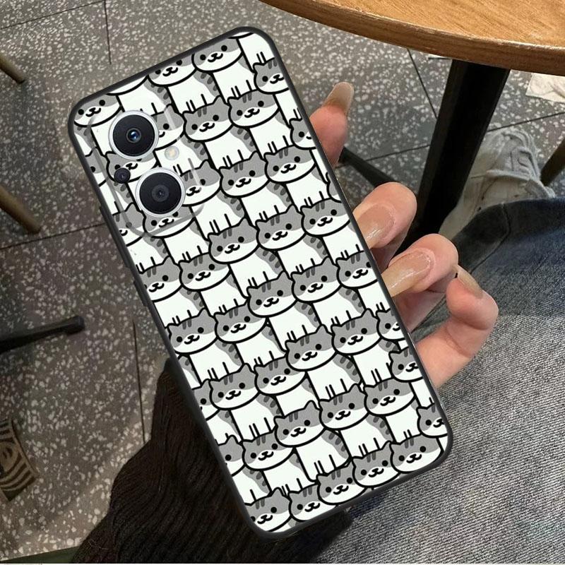 Funny Cute Cats Funda For OPPO Reno 8T 2Z 4Z 5Z 10 4 5 6 7 8 Lite OPPO Find X2 X3 Neo X6 Pro X5 Lite Case
