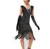 Women's Party Sexy Dress Fashion Color Sequin Fringe Dress
