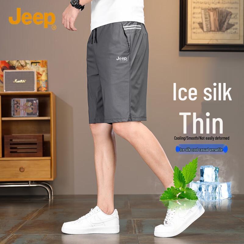 JEEP Men s Lightweight Breathable Casual Sports Shorts 4XL