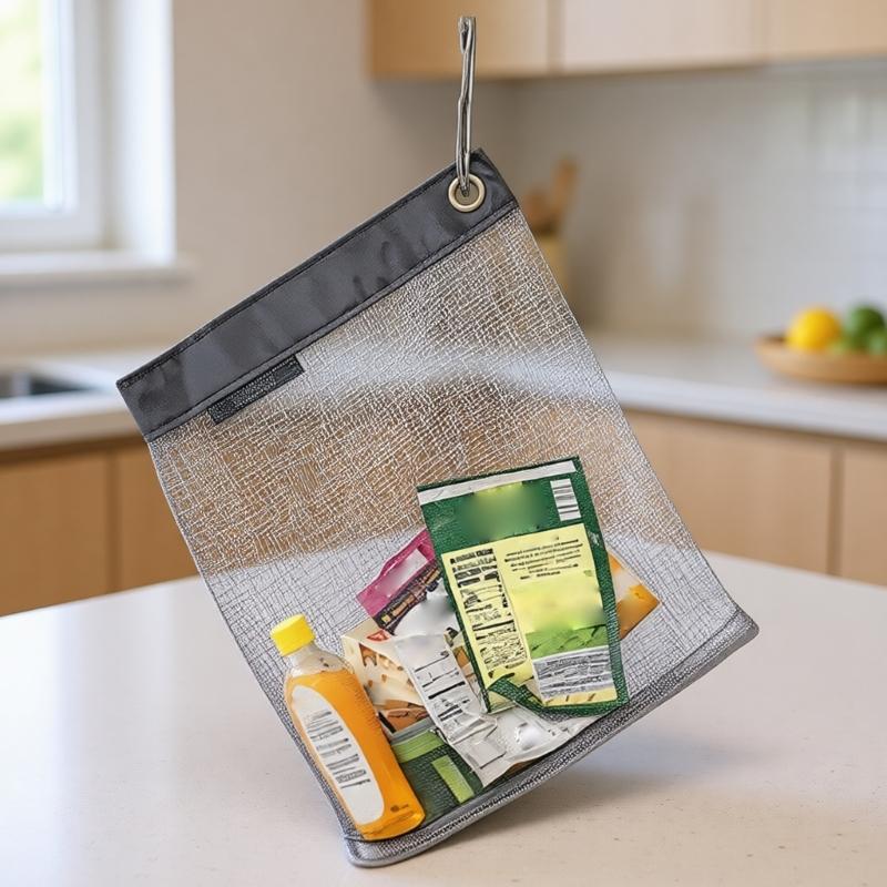Stainless Steel Meshes Bag Wire Meshes Hanging Food Storage Bags Rodents Proof Bear Pouches For Outdoor Camping Hiking