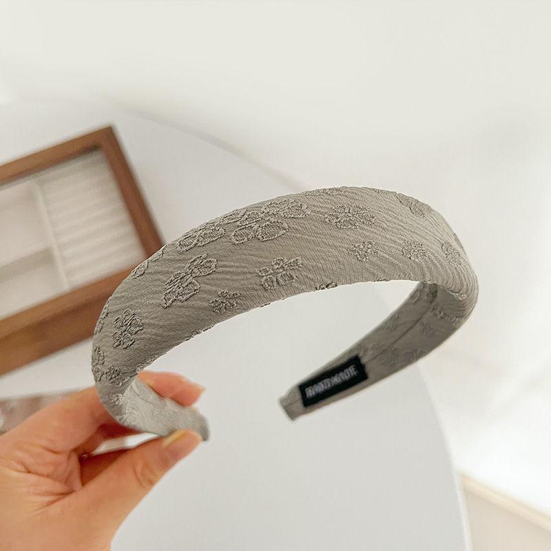 

Винтажная губчатая повязка для волос с вышивкой, головной убор, аксессуары для волос, фиксатор волос 16*3.5cm