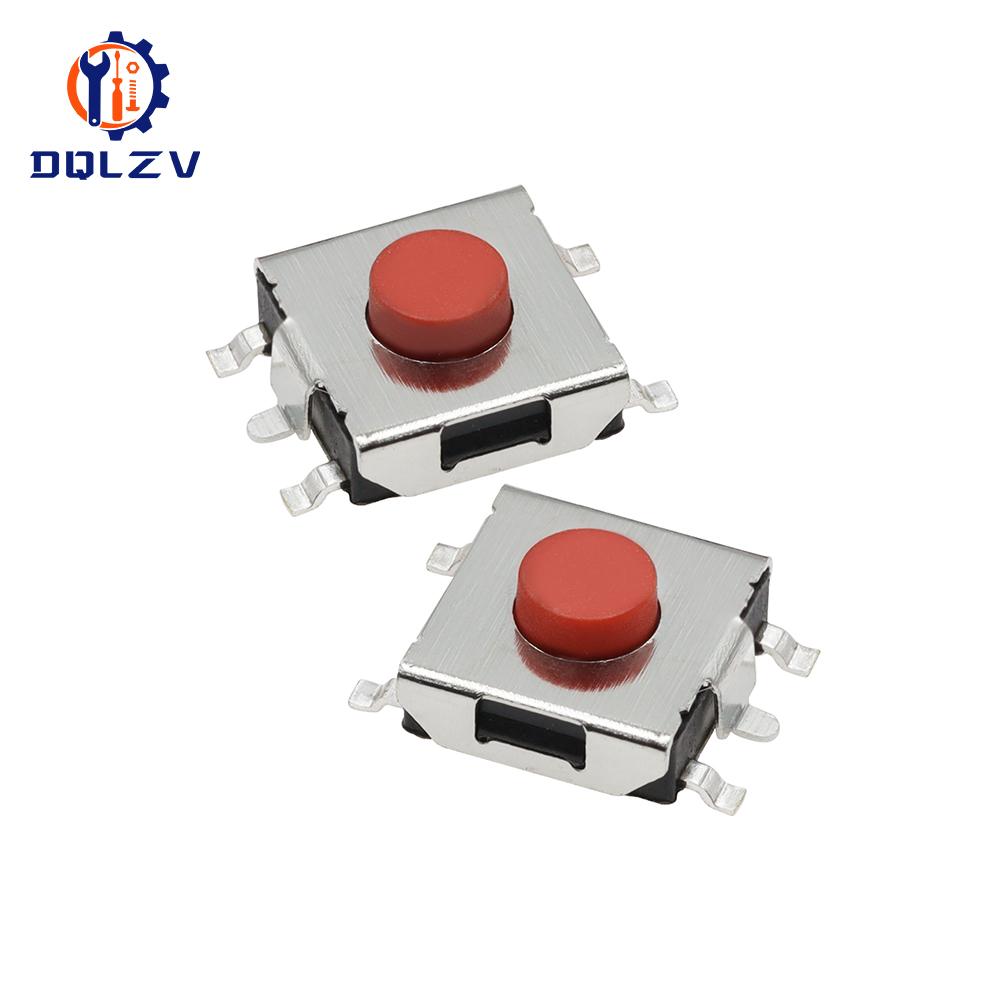 6*6*3.1MM SMD Switch 5Pin Touch Micro Switch Push Button Switches Red SMD Tact Switch