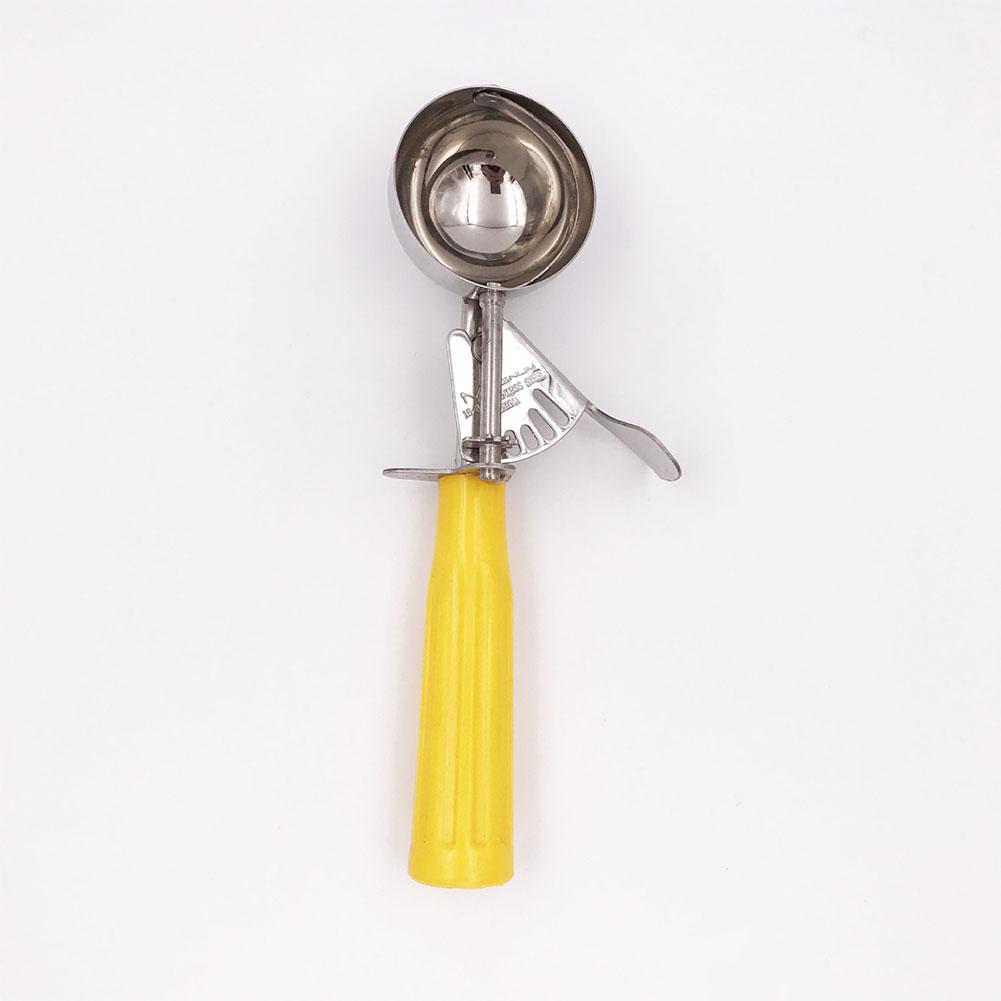 Stainless Steel Thickened Ice Cream Scoop Ice Ball Ice Cube Maker Frozen Cookie Meat Balls Scoop Kitchen Tools