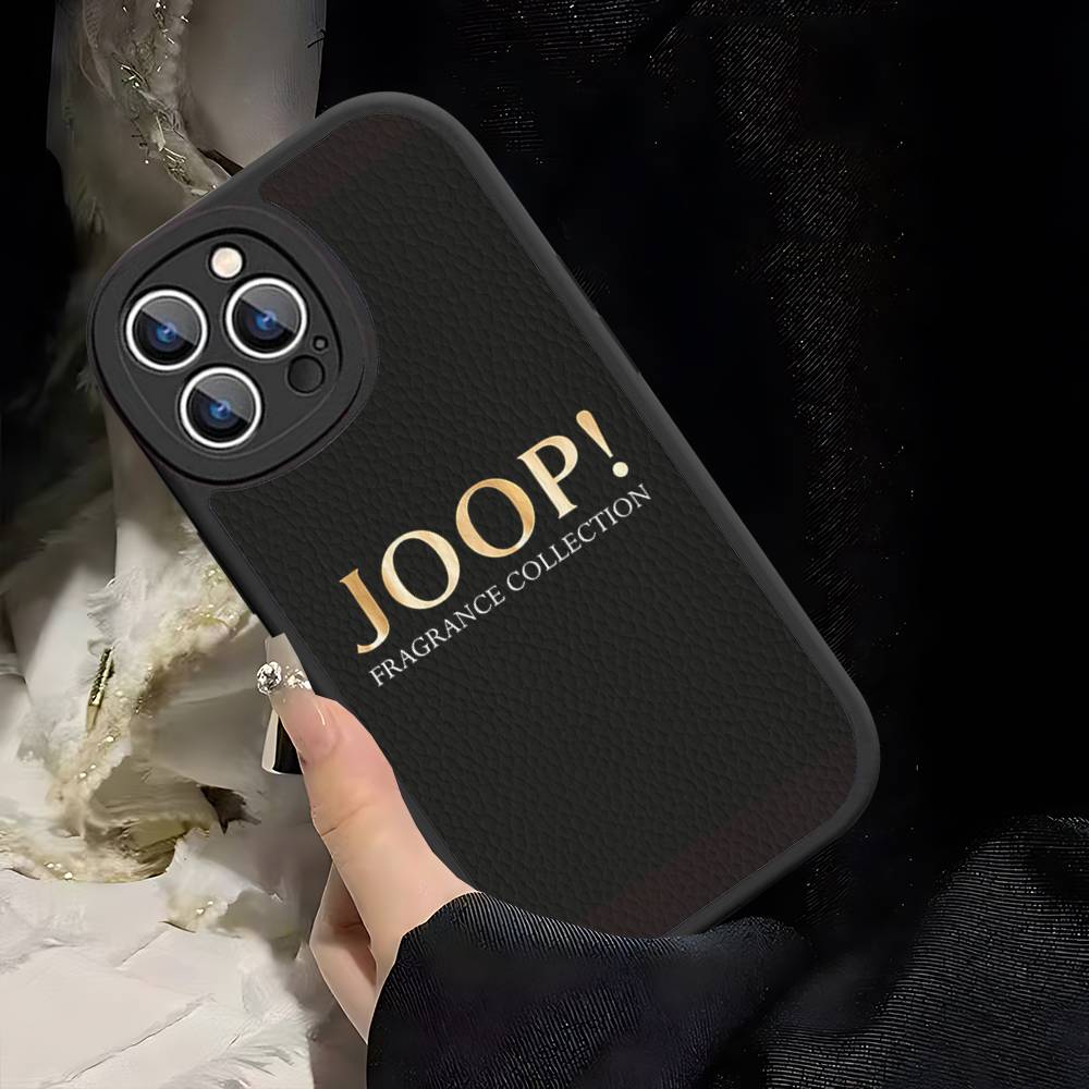 

Логотип J-Joops для iPhone 16 15 14 13 12 11 Pro Max Plus Ударопрочный Кожаный Мягкий Чехол для Телефона iphone X